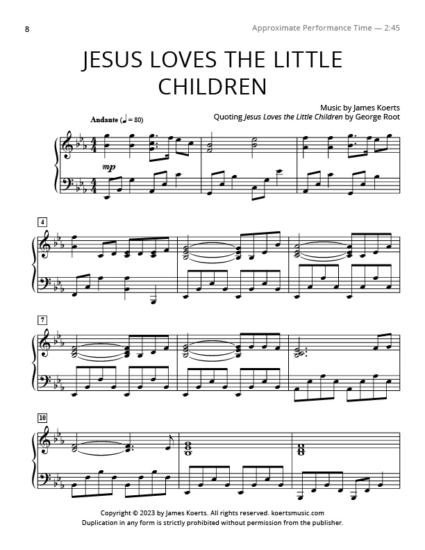 the　Loves　Children　Little　Koerts　Music　Jesus　–
